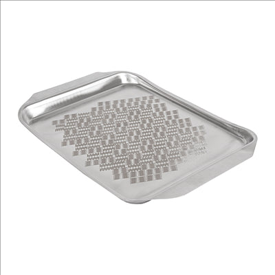 PLATEAU DE SERVICE L 'ARTINOX'  35,6x24,4x2,4 CM ARGENTE INOX (12 UNITÉS)