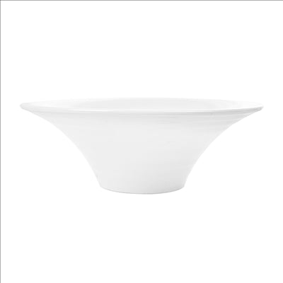 BOLS STRIÉS 500 ML Ø 20,4x7,3 CM BLANC PORCELAINE (4 UNITÉS)