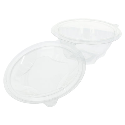 SALADIERS AVEC CHARNIÈRE 500 ML Ø 13,1x8,4 CM TRANSPARENT RPET (600 UNITÉS)