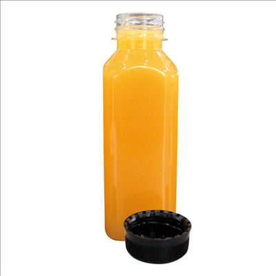 BOUTEILLES 400 ML 5,2x5,2x18 CM TRANSPARENT RPET (182 UNITÉS)
