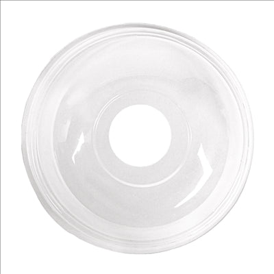 COUVERCLES COUPOLE AVEC ORIFICE POUR 223.99  Ø 7,8x3,9 CM TRANSPARENT PLA (1250 UNITÉS)