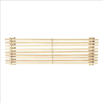 TAPIS DE TABLE DE PRÉSENTATION  53x16,2 CM NATUREL BAMBOU (10 UNITÉS)