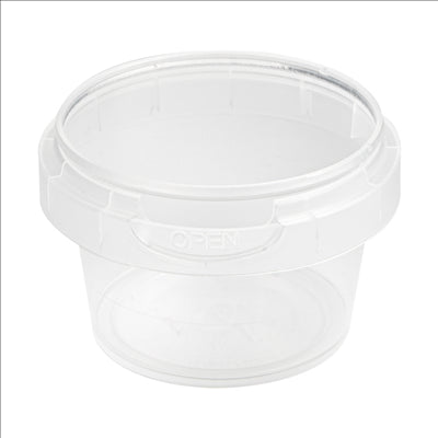 RÉCIPIENTS INVIOLABLES 30 ML Ø 4,8x3,1 CM TRANSPARENT PP (3840 UNITÉS)
