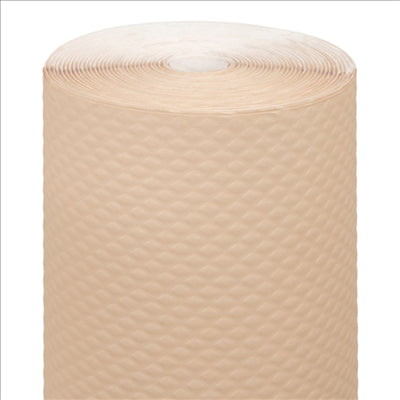 NAPPES EN ROULEAUX  48 G/M2 1,20x100 M NATUREL PAPIER RECYCLÉ (1 UNITÉ)