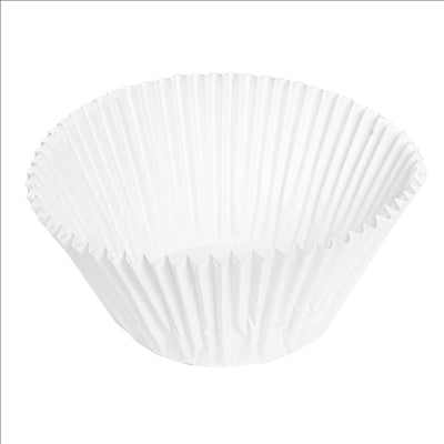 CAPSULES 'PETITS FOURS' 50 G/M2 Ø 5,7x4,8 CM BLANC PARCH.INGRAISSABLE (500 UNITÉS)