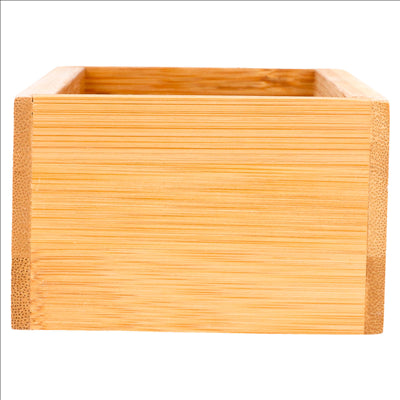 BOÎTE POUR BUFFET  8x15,5x5 CM NATUREL BAMBOU (6 UNITÉS)