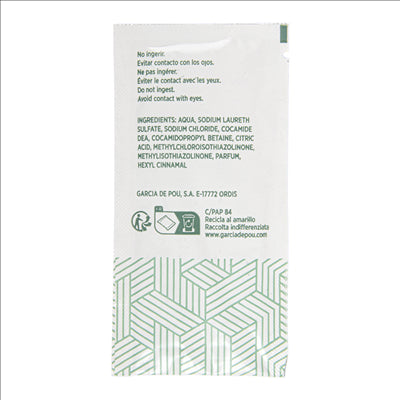 SACHETS SHAMPOOING 'THERAPY' 10 ML 10x5 CM BLANC CELLULOSE (1000 UNITÉS)