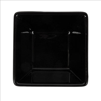 RAMEQUINS 'WAKI GLASS' 60 ML 6,4x6,4x3,5 CM NOIR PORCELAINE (12 UNITÉS)