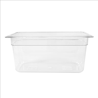 BAC GASTRONOME 1/3 4,9 L 32,5x17,6x15 CM TRANSPARENT POLYCARBONATE (1 UNITÉ)