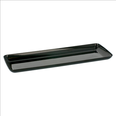 MINI PLATEAUX MISE EN BOUCHE  19x6,5x1,2 CM NOIR PS (500 UNITÉS)