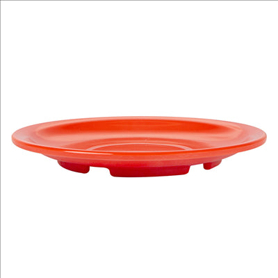 SOUCOUPES CAFÉ 'ASAMI WARE'  Ø 13,8 CM ROUGE MÉLAMINE (12 UNITÉS)