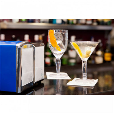 DISTRIBUTEUR SERVIETTES MINI SERVIS  10,5x9,7x14 CM BLEU INOX (12 UNITÉS)