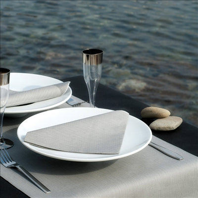 SETS DE TABLE 'DRY COTTON' 55 G/M2 30x40 CM GRAPHITE AIRLAID (800 UNITÉS)