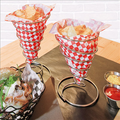 BASKET 'ARTINOX'  Ø 13x23 CM ARGENTE INOX (6 UNITÉS)