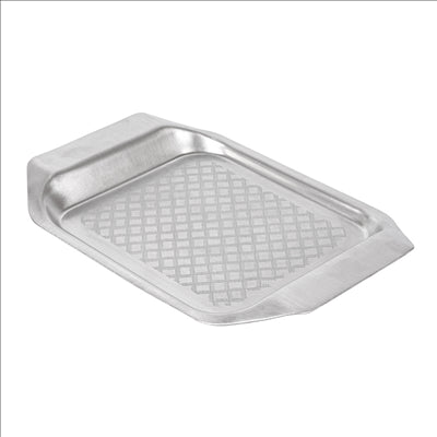 PLATEAU DE SERVICE S 'ARTINOX'  26,2x17,5x2,3 CM ARGENTE INOX (12 UNITÉS)