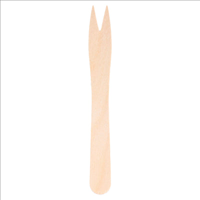 PIQUES FRITES SOUS SACHETS  8,5 CM NATUREL BOIS (500 UNITÉS)
