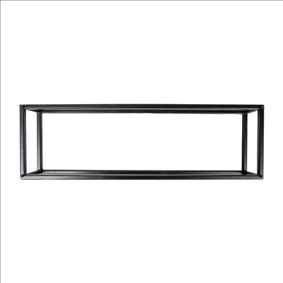 PRÉSENTOIR BUFFET POUR PLATEAUX 263.51/263.55 'ASAMI WARE'  53x16,2x8 CM NOIR METAL (1 UNITÉ)