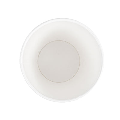 GOBELETS BOISSONS FROIDES ET CHAUDES 1 PAROI GRASS 'COMPOSTABLE' 360 ML 300 G/M2 Ø9/6x11 CM BLANC CARTON (1000 UNITÉS)