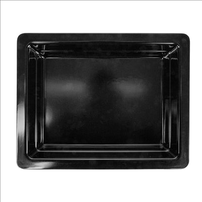 BACS GN 1/2  32,5 x 26 x 6,5 (h) CM NOIR MÉLAMINE (6 UNITÉS)