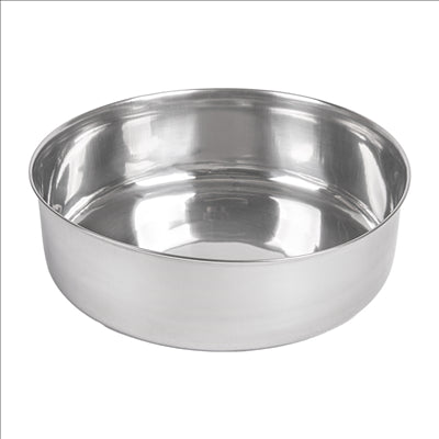 BOL AVEC COUVERCLE 'ARTINOX' 1080 ML Ø18x5,5 CM ARGENTE INOX + LDPE (24 UNITÉS)