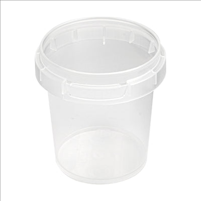 RÉCIPIENTS INVIOLABLES 50 ML Ø 4,8x5 CM TRANSPARENT PP (2688 UNITÉS)