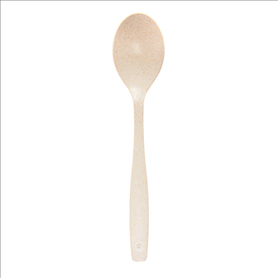 CUILLÈRES 'PREMIUM'  17,3 CM IVOIRE FIBRE DE BOIS (80 UNITÉS)