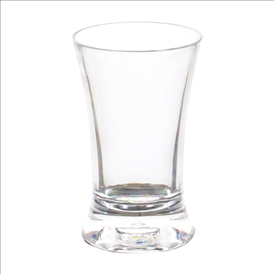 VERRES À SHOT 50 ML Ø 4,8/4,1x7,5 CM TRANSPARENT POLYCARBONATE (12 UNITÉS)