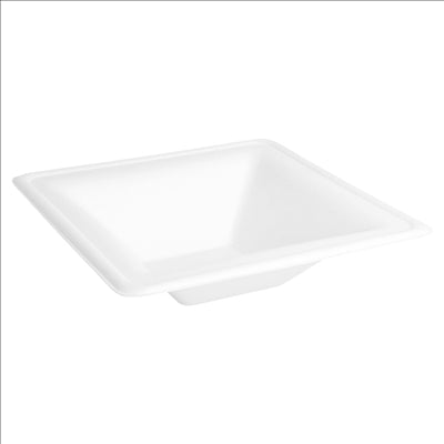 BOLS 'BIONIC' 500 ML 16x16x4 CM BLANC BAGASSE (400 UNITÉS)