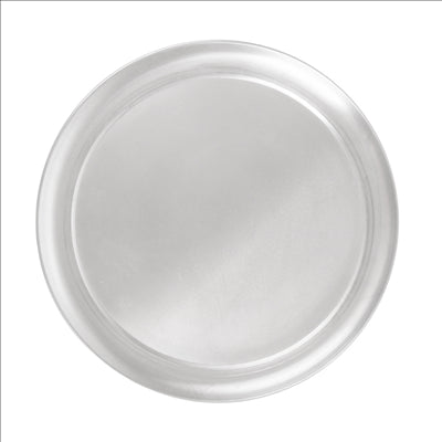 ASSIETTE À PIZZA PLATE  Ø 28 CM ARGENTE ALUMINIUM (1 UNITÉ)