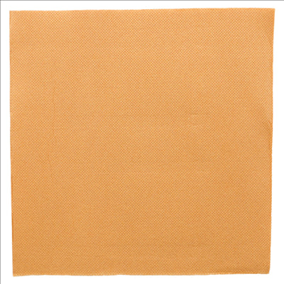 SERVIETTES ECOLABEL 'DOUBLE POINT' 18 G/M2 39x39 CM CARAMEL OUATE (1200 UNITÉS)