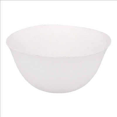 BOLS 'BIONIC' 500 ML Ø 12,9x6,5 CM BLANC BAGASSE (200 UNITÉS)