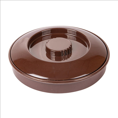 RÉCIPIENTS POUR TORTILLAS 'ASAMI WARE'  Ø 19 CM MARRON MÉLAMINE (1 UNITÉ)