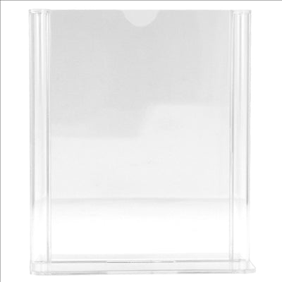 PORTE MENUS DE TABLE DIN-A7  7,4x10,5 CM TRANSPARENT PS (1 UNITÉ)