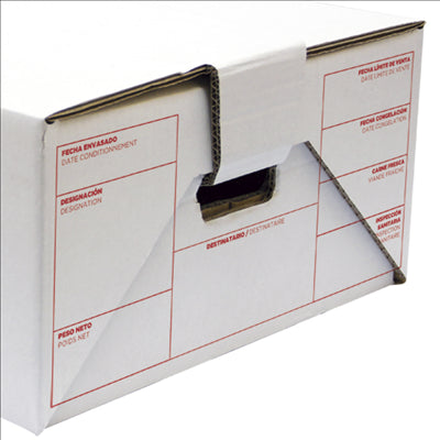 CARTONS DE TRANSPORT  575 G/M2 59,5x37x19 CM BLANC CARTON (15 UNITÉS)