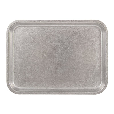 PLATEAUX RECTANGULAIRES 'ARTINOX' 300 ML 22x16x1,3 CM ARGENTE INOX (10 UNITÉS)