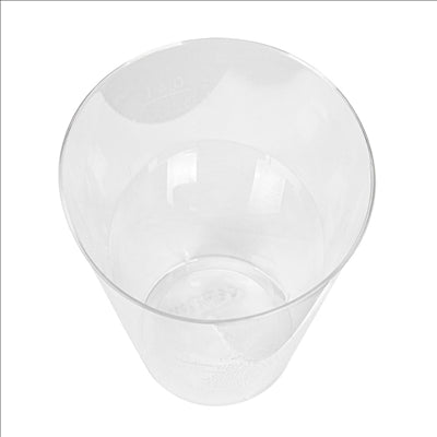 VERRES INJECTÉS 400 ML Ø 8,5/6x13 CM TRANSPARENT PS (500 UNITÉS)