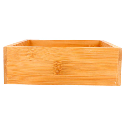 BOÎTE POUR BUFFET  15,5x23x5 CM NATUREL BAMBOU (6 UNITÉS)