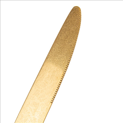 COUTEAUX 'ARTINOX'  22 CM DORE INOX (12 UNITÉS)