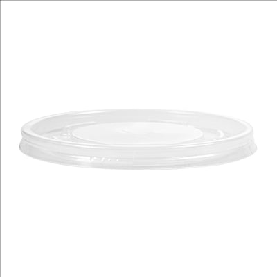 COUVERCLES POUR GOBELETS RÉFS. 229.09/252.31  Ø 8 CM TRANSLUCIDE PS (2000 UNITÉS)