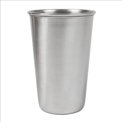 GOBELETS 'ARTINOX' 350 ML Ø 8x11 CM ARGENTE INOX (12 UNITÉS)