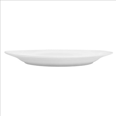 ASSIETTES PLATES  Ø 23 CM BLANC PORCELAINE (36 UNITÉS)