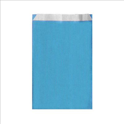 ENVELOPPES CADEAUX COULEUR UNIE  60 G/M2 19+8x35 CM BLEU TURQUOISE CELLULOSE (250 UNITÉS)