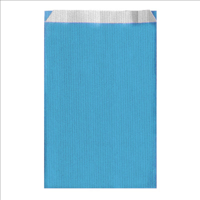 ENVELOPPES CADEAUX COULEUR UNIE  60 G/M2 26+9x46 CM BLEU TURQUOISE CELLULOSE (250 UNITÉS)