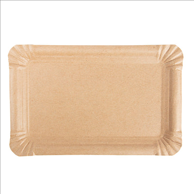 PLATEAUX PÂTISSERIE - PETITS  300 G/M2 20x13 CM NATUREL KRAFT (250 UNITÉS)