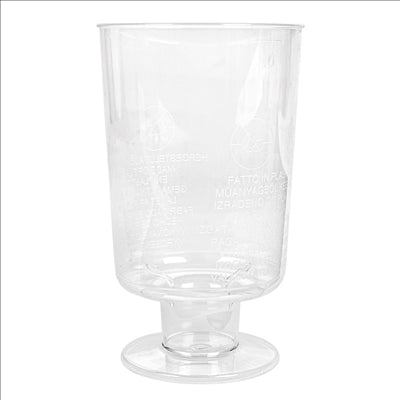 COUPES INJECTÉES VIN 150 ML Ø 5,7x9,6 CM TRANSPARENT CRISTAL PS (264 UNITÉS)