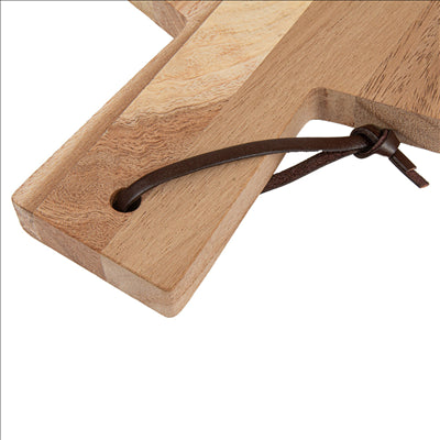 PLANCHE PRÉSENTATION RECTANGULAIRE  58x16x2 CM NATUREL BOIS (12 UNITÉS)