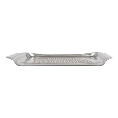 PLATEAU DE SERVICE L 'ARTINOX'  35,6x24,4x2,4 CM ARGENTE INOX (12 UNITÉS)