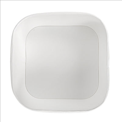 RÉCIPIENTS CARRÉS 1230 ML 320 + 26 PE G/M2 16,7x16,7x6,6 CM BLANC KRAFT (300 UNITÉS)