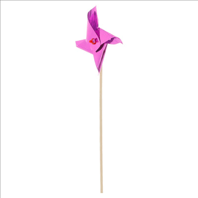 DÉCORS POUR GLACES "MOULIN"  15 (h) CM ASSORTI BOIS (100 UNITÉS)