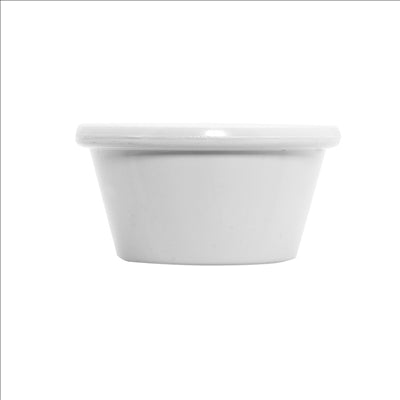 POTS 'ASAMI WARE' 60 ML Ø 7x4 CM BLANC MÉLAMINE (12 UNITÉS)